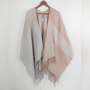 Soia & Kyo Pink Blush Poncho OS